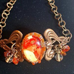 Vintage Style Brass Bracelet